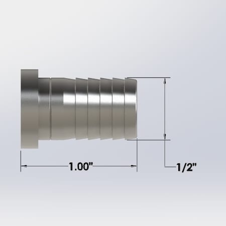 Fittings Hose Stem, 1/2" 3157