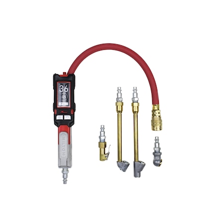 Milton Precision Inflator Gauge Kit, Dgtl 0-160P S-580EKIT