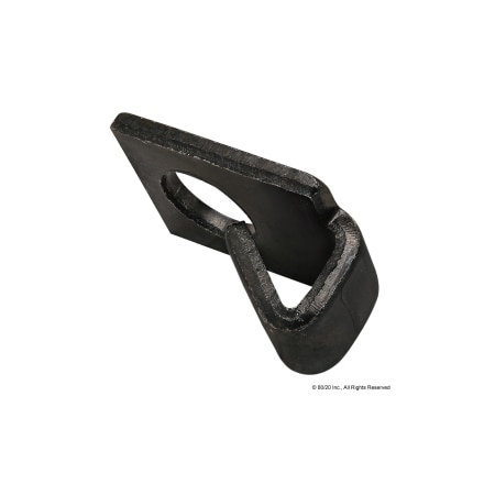 80/20 SingleTabEndFastenerClip, Steel, Blk, 5/8in 3189
