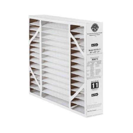 Lennox Air Filter, 16"x26"x5, MERV 10 X0584