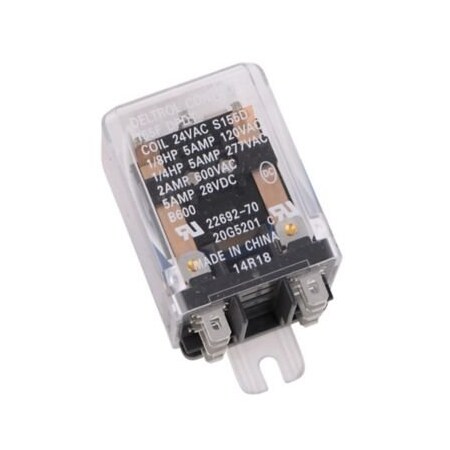 Lennox Dpdt 24V 1/8Hp Blwr Relay, Le20G52 20G52