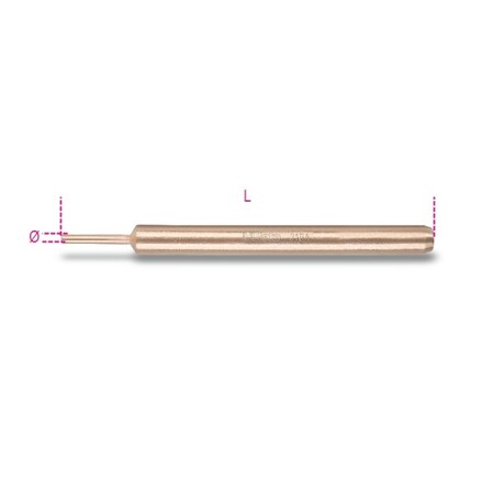 Beta Spark-Proof Pin Punch, 4mm x 110mm 000310854