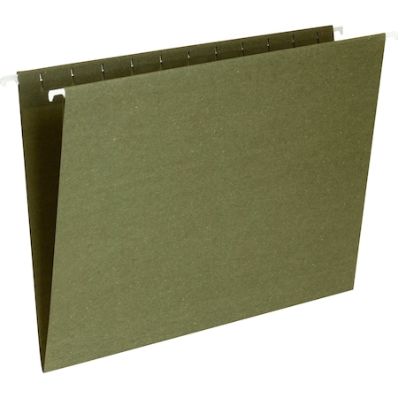 Business Source Folder, Hang, Rcyc, Ltr, 1/3 Tab, PK25 17532