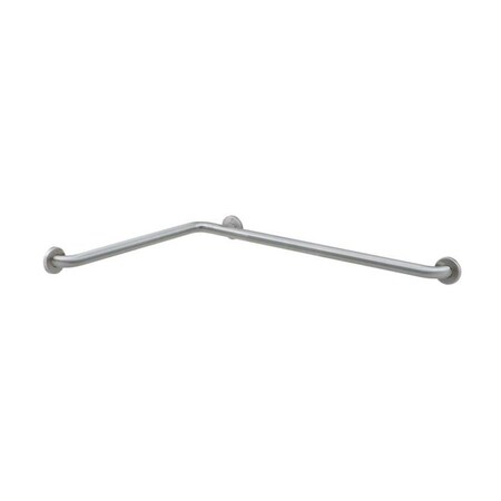 Bobrick Horizontal B68616 Satin Stainless Steel Grab Bar, 39-7/8" L, Stainless Steel, Satin Stainless Steel B68616