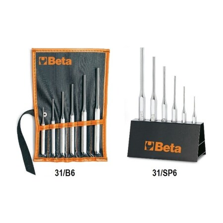 Beta Punch Set with Plastic Wallet, 6 pcs. 000310020