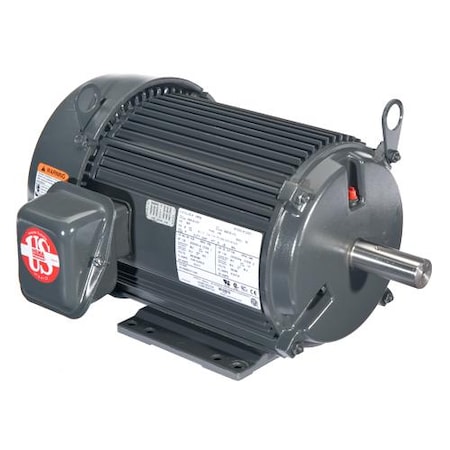 U.S. Motors Motor, 3Hp, 1765Rpm, 208-230/460V, Emu3P2D, 3 hp HP, 182T Frame, 208-230/460V; 190/380V Voltage U3P2D