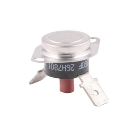 Lennox Rollout Lim Switch, 260F M/R Spst, Le26H78 26H78