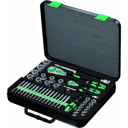 Wera Zyklop Speed Ratchet Set, 1/4" Drive and 05160785001