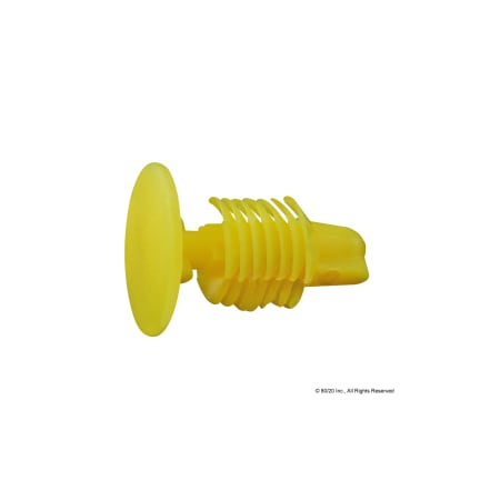 80/20 Push-In Fastener, Plastic 3272YEL