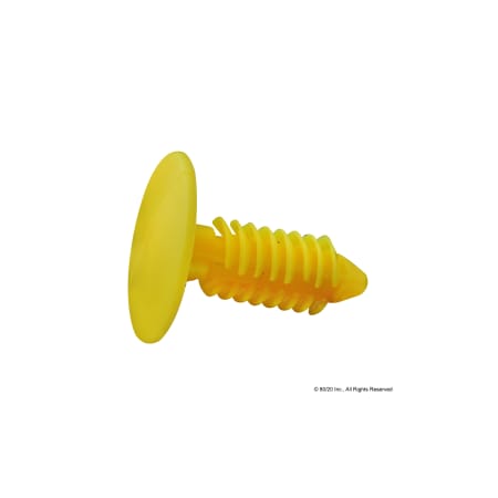 80/20 Push-In Fastener, Plastic 3274YEL