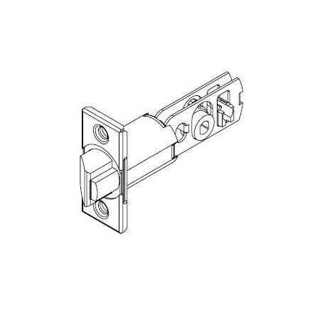 Kwikset Square Gatelatch 2-3/8" 83277-002