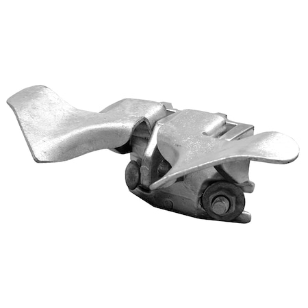 Yardgard Butterfly Gate Latch, 2-3/8x1-3/8", Al 328552C