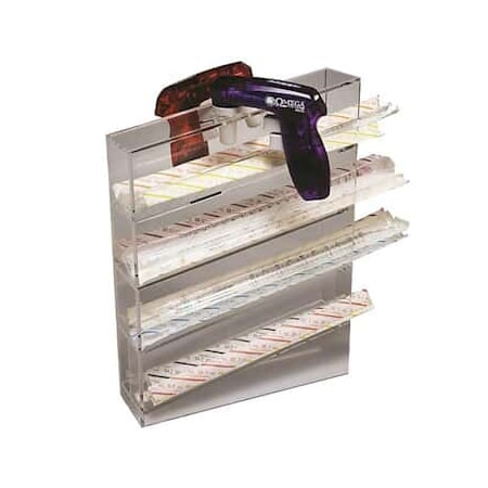 Cole Parmer Acrylic Pipette Organizing Rack, Clear 24407-04