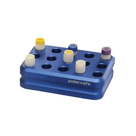 Cole Parmer Aluminum Cooling Block, 15-Well for Cryo 63615-02