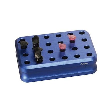 Cole Parmer Aluminum Cooling Block, 24-Well for 0.5 63615-03