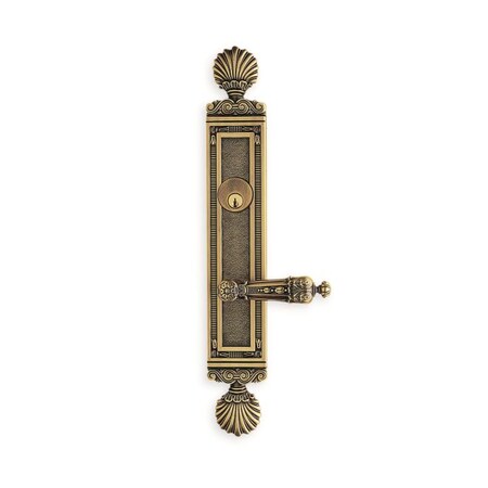 Omnia LH 231 Lever 55000 Plate Double CYL 234BS Mortise Lock Shaded Bronze 55231AC00L4