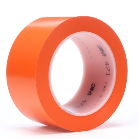 3M Premium Performance Tape Rubber Adhesive Orange, 2" W x 36 yd. L 471