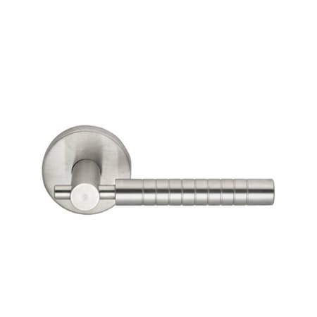 Omnia Stainless Lever Priv 2-3/8" BS Full Lip 1-3/8" Door Satin SS 33 33/00F.PR32D