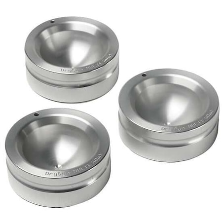 Cole Parmer Heater Block Insert for Small And M, PK 3 04805-97