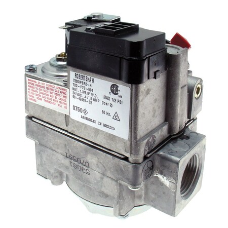 Rheem Wc Nat 3/4" Gas Valve 24V, 3.5", NG, 24VAC, 3/4" WC 60-42463-02