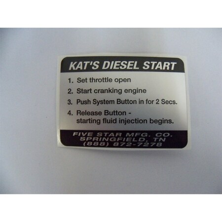 Kats Push Button Switch Kit 33140