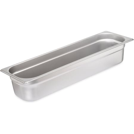Carlisle Foodservice DuraPan, Hlf Lng, Lt Ga., SS Pan 4", PK6 60700HL4