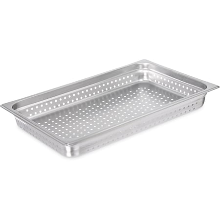 Carlisle Foodservice DuraPan, Full, Prfrt Stm Tbl Pan, 2.5", PK6 607002P