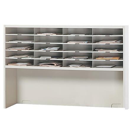 Safco Mailflow-To-Go 48"x33.25" 1-Tier Sorter SR4833RPG