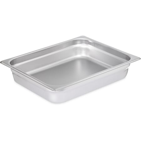 Carlisle Foodservice Half Lt ga., SS Steam Table Pan, 2.5", PK6 607122