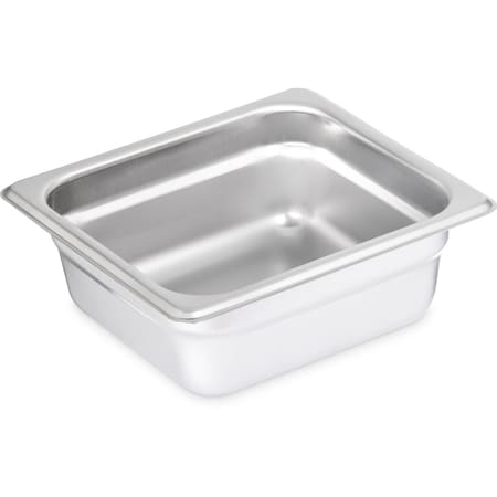 Carlisle Foodservice Lt Ga. SS Steam Table Pan, 1/6, 2.5", PK6 607162