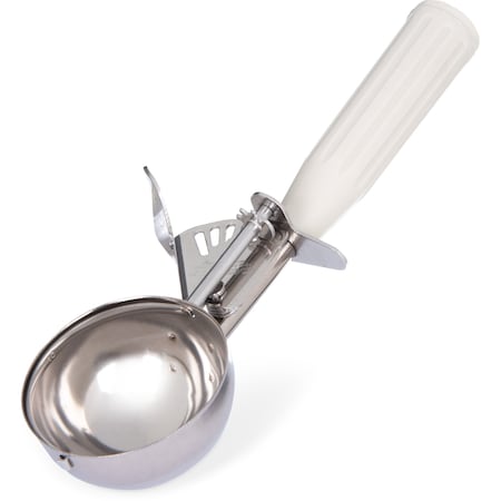 Carlisle Foodservice SS Disher Scoop No 10, 3.8 oz., Ivory, PK12 60300-10