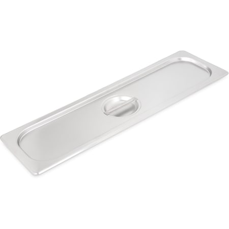 Carlisle Foodservice DuraPan, Hlf Lng, Lt Ga., SS Pan Cover, PK6 60700HLC