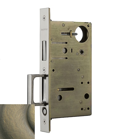Baldwin Privacy Pocket Door Locks Antique Brass 8602.050