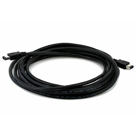 Monoprice IEEE-1394 Dv Cable 6P-6P M/M, 15 ft., Blk 33
