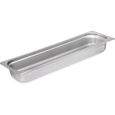 Carlisle Foodservice DuraPan, Hlf Lng, Lt Ga., SS Pan, 2.5", PK6 60700HL2