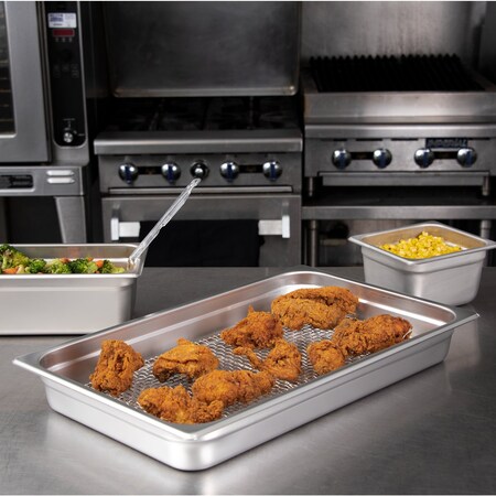 Carlisle Foodservice Full SS Steam Table Pan Drain Grate, PK6 602202