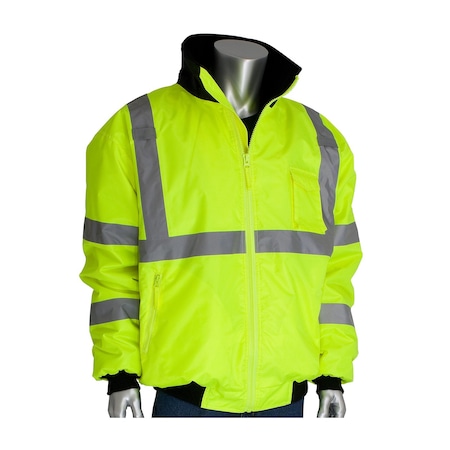 Pip Jacket, 100% Polyester, Hi-Viz Lime Yellow, 2XL 333-1762-LY/2X