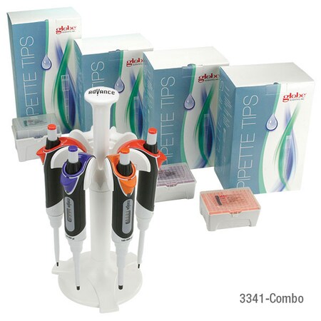 Globe Scientific Pipettor Starter Pack 3341-COMBO