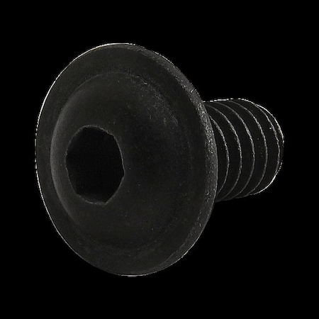 80/20 1/4"-20 Socket Head Cap Screw, Button Flanged, Zinc Plated Steel, 1/2 in Length 3342