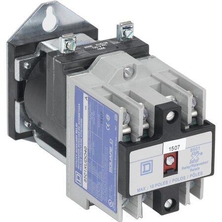 Square D NEMA Control Relay, utility relay, 0 NO 8501XUDO08V63