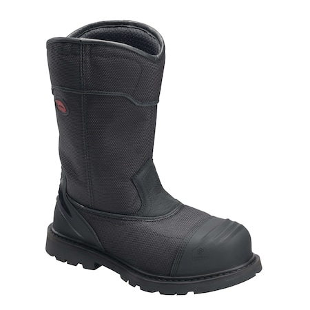 Avenger Safety Footwear Men's Carbon Nano-Fiber Toe Wellington Work Boot, Black, 10, Medium, A7800 A7800-10M