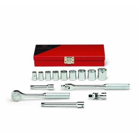 Wright Tool Set 3/8" Dr 14 Pc Set 6 Pt Std Skts Acce 335