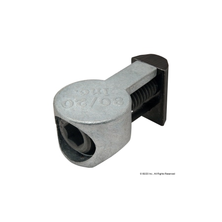 80/20 AnchorFastener, Zinc, Bright, 7/8in, 13/16in 3362