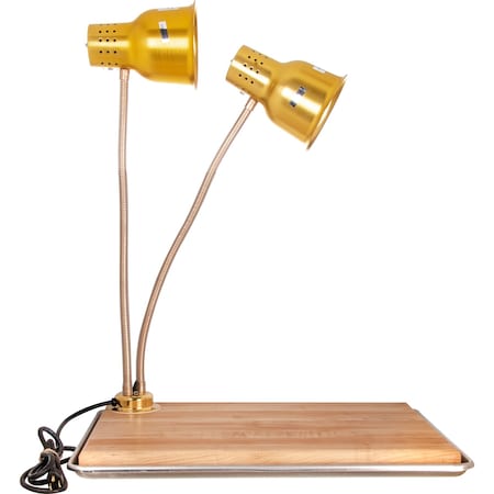 Carlisle Foodservice FlexiGlow 2 Arm Heat Lamp, Board/Pan, 24" HL8285GB21