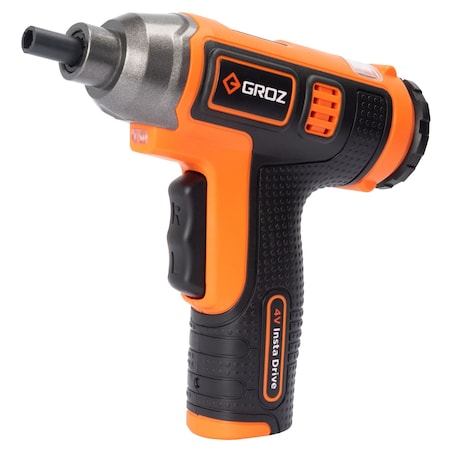Groz Screwdriver, Insta Drive, Li Ion, 4V 33781