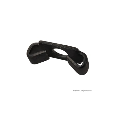 80/20 StandardEndFastenerClip, Steel, Blk, 7/16in 3378