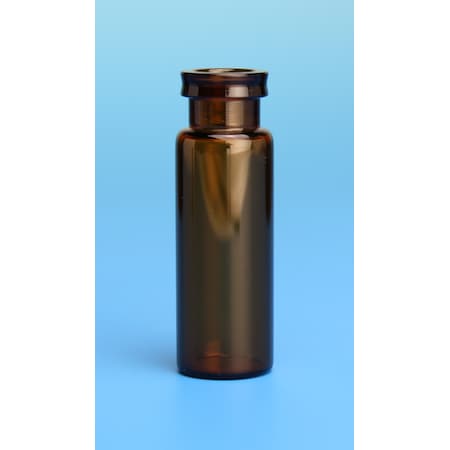 Jg Finneran Amber Snap Ring Vials, 15X45 mm, PK100 34013S-1545A