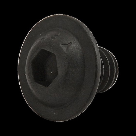 80/20 1/4"-20 Socket Head Cap Screw, Button Flanged, Zinc Plated Steel, 1/2 in Length 3390