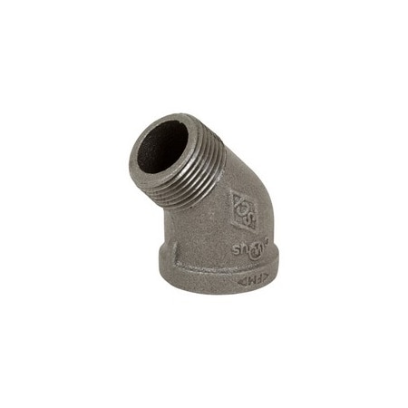 Smith-Cooper 3" Black 45 Degree Street Elbow 4316002520