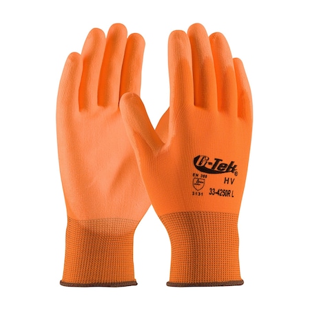 PIP Hi-Vis Cut-Resist Glove, Orange, 2XL, PK12 33-425OR/XXL